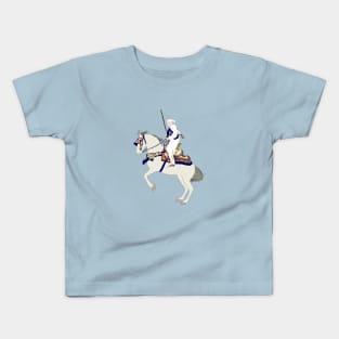 Moroccan Horse with His Saddle - Tbourida - Moroccan Equestrian Art Kids T-Shirt